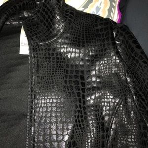 FDJ French Dressing Jackets & Coats - FDJ Faux Leather Lightweight Jacket FDJ French Dressing Jackets & Coats - FDJ Faux Leather Lightweight Jacket